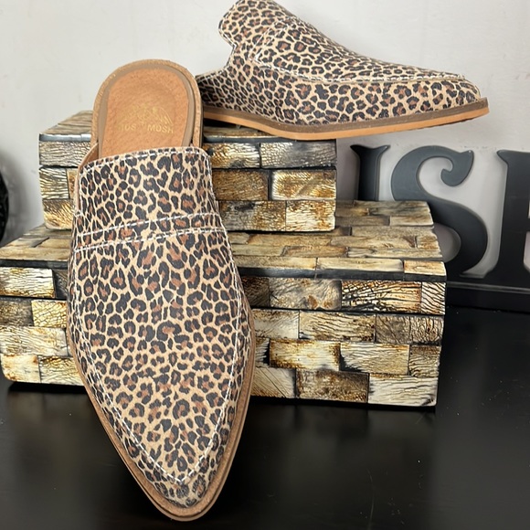 NWT MOS MOSH Doha Animal Print Suede Flat - Size 38 - Picture 4 of 14